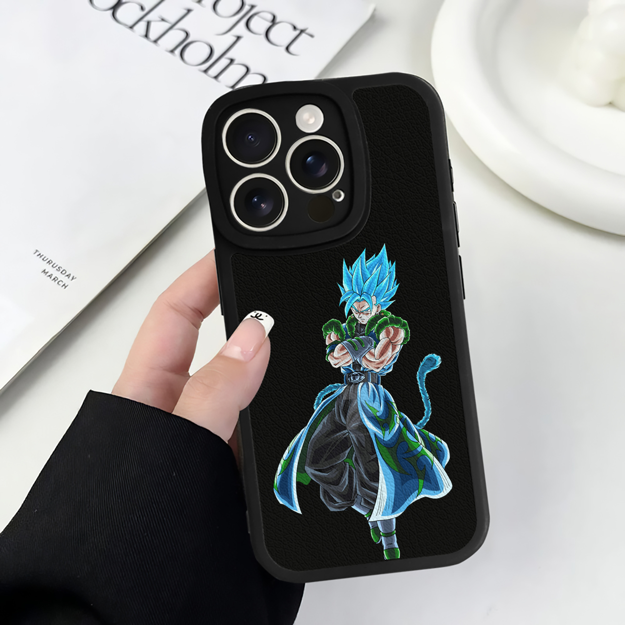 （画像用） ドラゴンボール ベジット DRAGON BALL Vegetto 【iPhone 16シリーズ対応】シリコンスマホケース（レザー調） 材質：シリコン